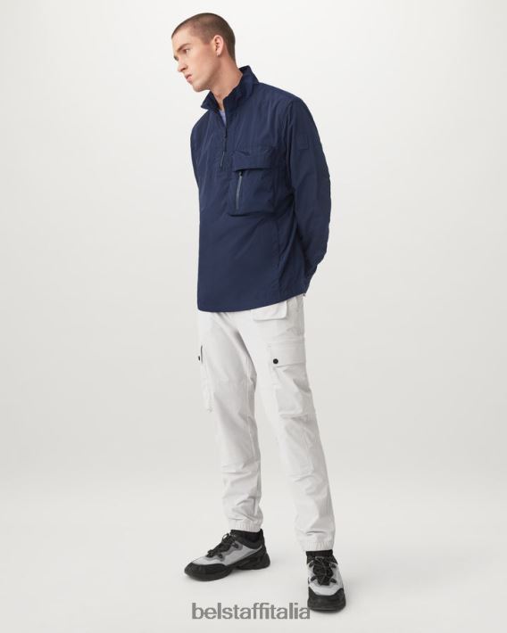 vestiario Belstaff giacca da rampa inchiostro scuro conchiglia brillante uomini H2DD6J80