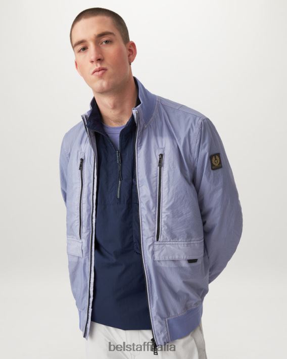 vestiario Belstaff giacca da rampa inchiostro scuro conchiglia brillante uomini H2DD6J80