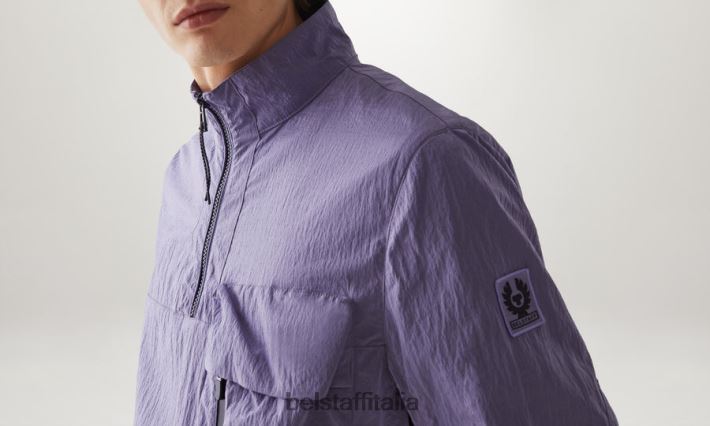 vestiario Belstaff giacca da rampa viola conchiglia brillante uomini H2DD6J74