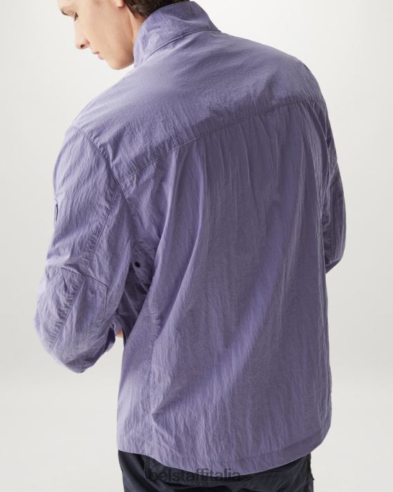 vestiario Belstaff giacca da rampa viola conchiglia brillante uomini H2DD6J74