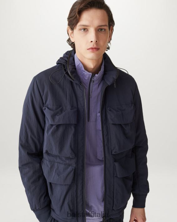 vestiario Belstaff giacca da rampa viola conchiglia brillante uomini H2DD6J74