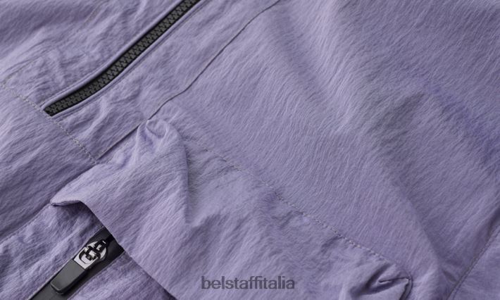 vestiario Belstaff giacca da rampa viola conchiglia brillante uomini H2DD6J74