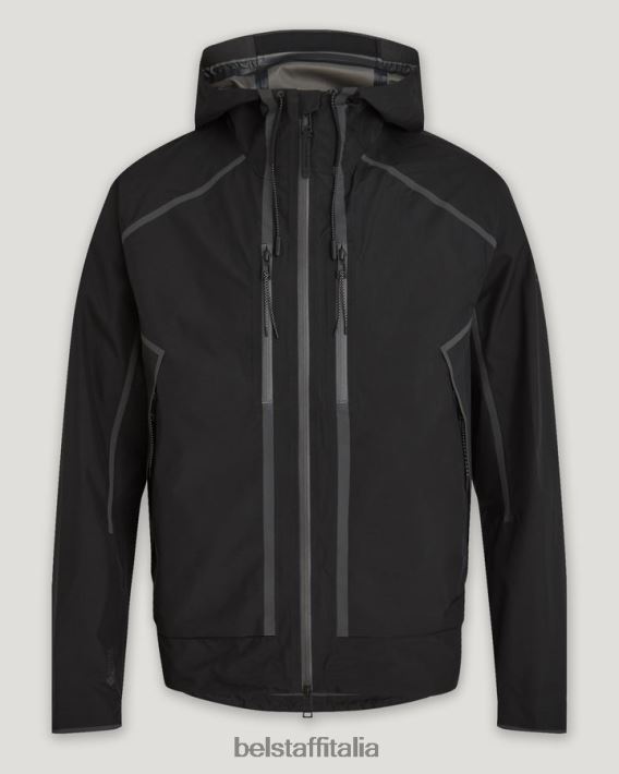 vestiario Belstaff giacca di equilibrio gore-tex infinito nero uomini H2DD6J101