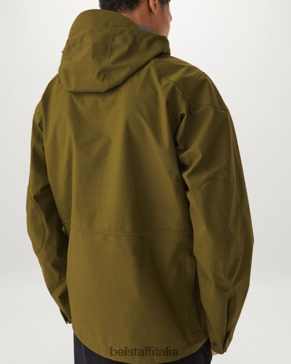 vestiario Belstaff giacca techmaster salvia in gore-tex a tre strati uomini H2DD6J89