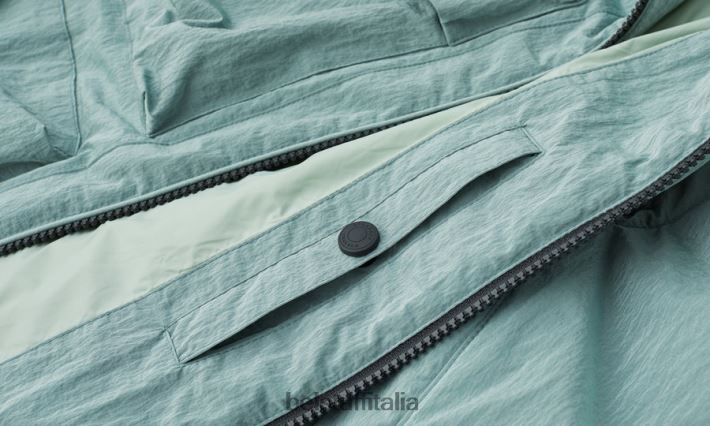 vestiario Belstaff giacca varia guscio scintillante verde acciaio uomini H2DD6J75