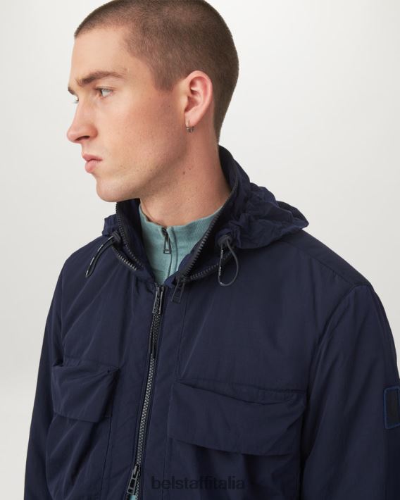 vestiario Belstaff giacca varia inchiostro scuro conchiglia brillante uomini H2DD6J66