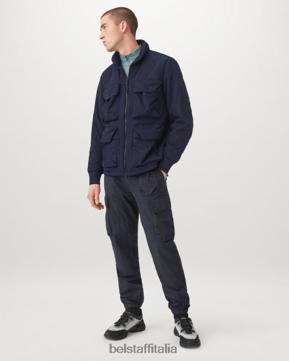 vestiario Belstaff giacca varia inchiostro scuro conchiglia brillante uomini H2DD6J66