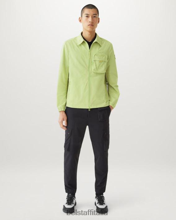 vestiario Belstaff sovracamicia da tavola guscio di memoria giallo lime uomini H2DD6J78