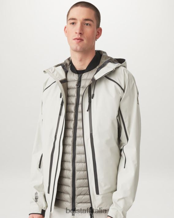 vestiario Belstaff gilet per cellula piumino ultraleggero argento uomini H2DD6J107