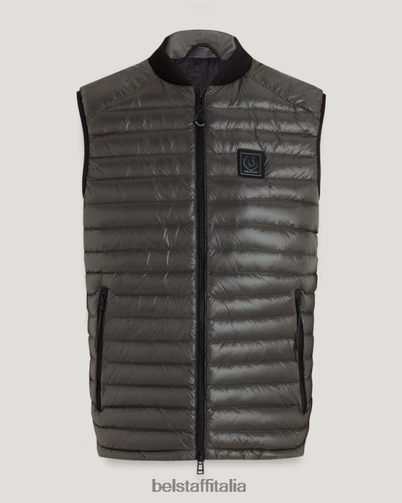 vestiario Belstaff gilet per cellula piumino ultraleggero nero uomini H2DD6J105