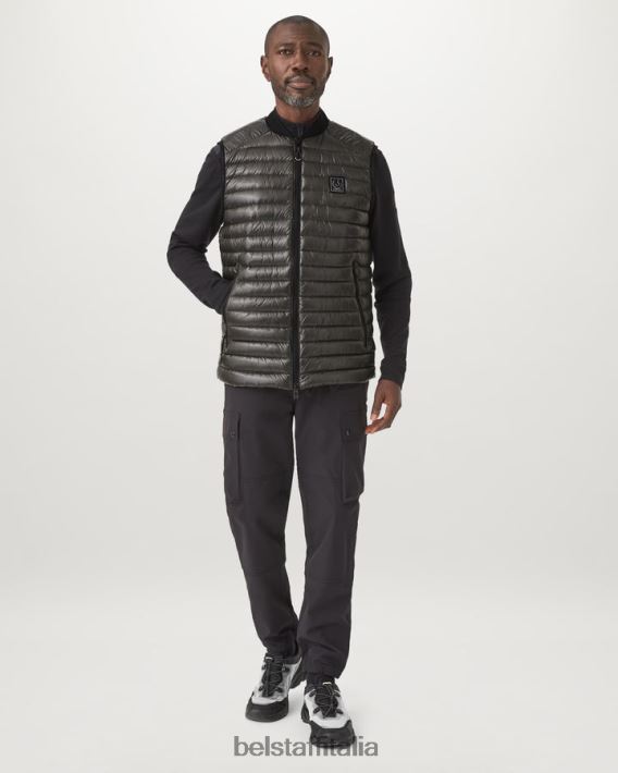vestiario Belstaff gilet per cellula piumino ultraleggero nero uomini H2DD6J105