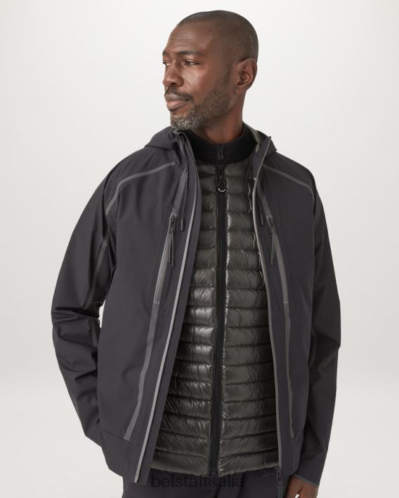 vestiario Belstaff gilet per cellula piumino ultraleggero nero uomini H2DD6J105