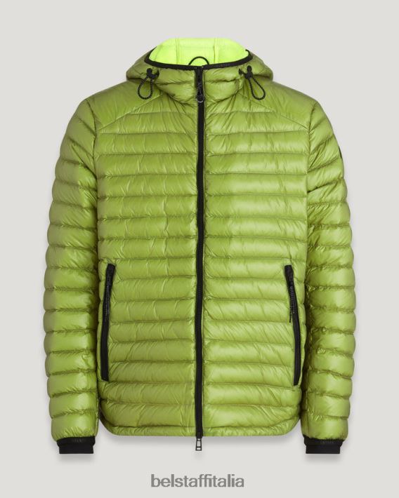vestiario Belstaff giacca da velocità piumino ultraleggero giallo fluo uomini H2DD6J47