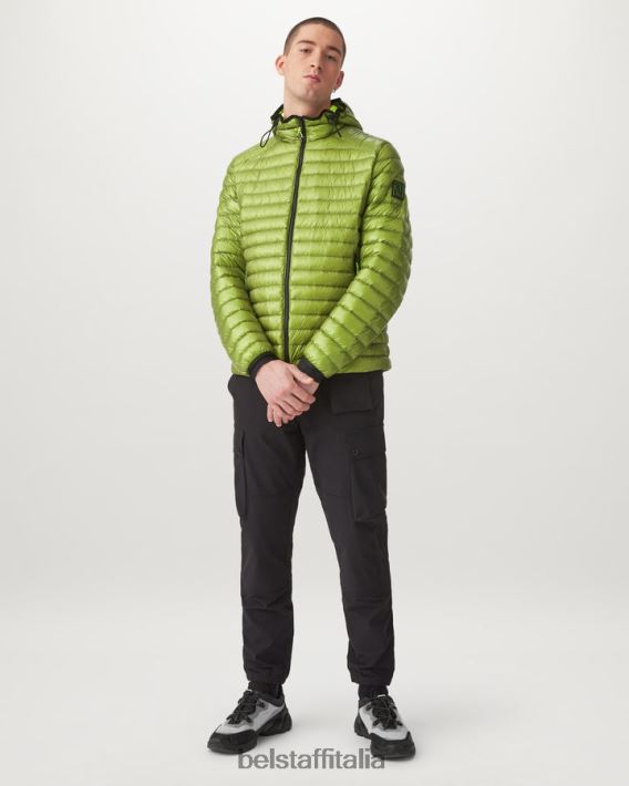 vestiario Belstaff giacca da velocità piumino ultraleggero giallo fluo uomini H2DD6J47