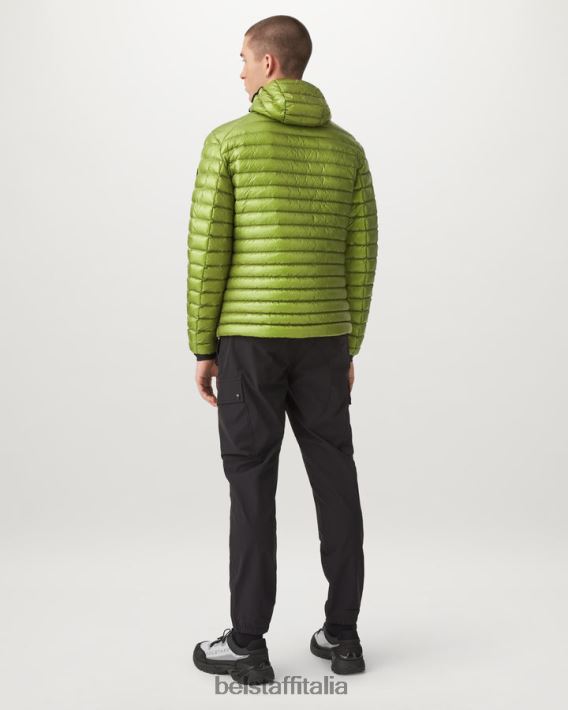 vestiario Belstaff giacca da velocità piumino ultraleggero giallo fluo uomini H2DD6J47