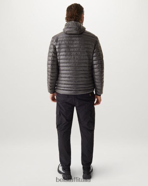 vestiario Belstaff giacca da velocità piumino ultraleggero nero uomini H2DD6J43