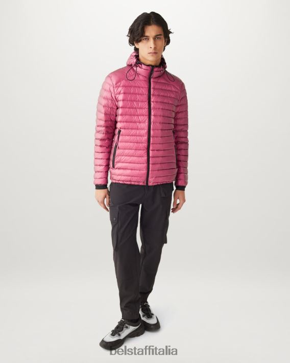vestiario Belstaff giacca da velocità piumino ultraleggero rosa fluo uomini H2DD6J49