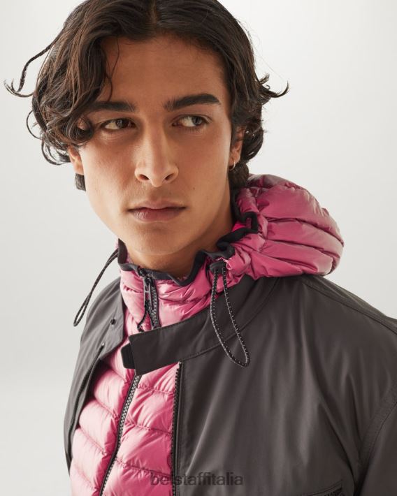 vestiario Belstaff giacca da velocità piumino ultraleggero rosa fluo uomini H2DD6J49