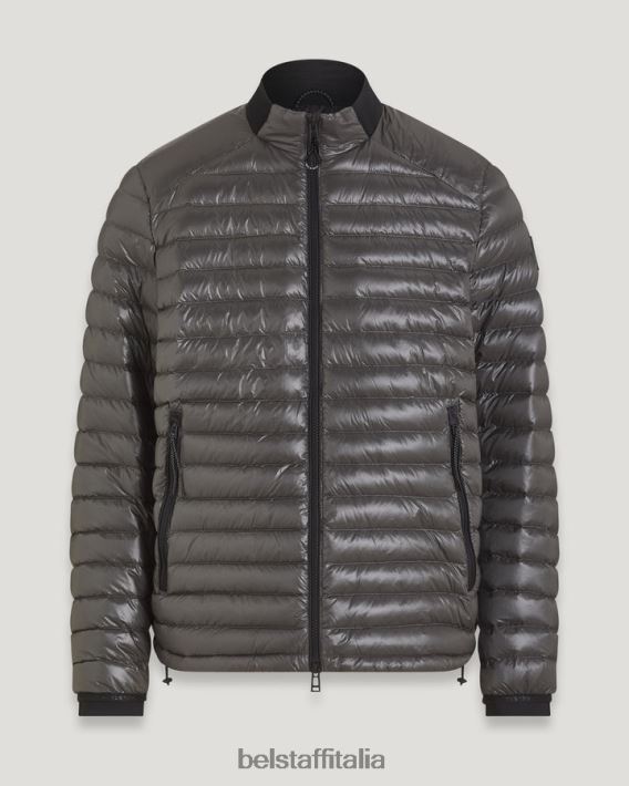 vestiario Belstaff giacca della cellula piumino ultraleggero nero uomini H2DD6J44