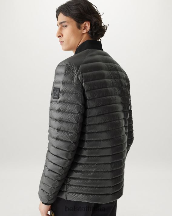 vestiario Belstaff giacca della cellula piumino ultraleggero nero uomini H2DD6J44