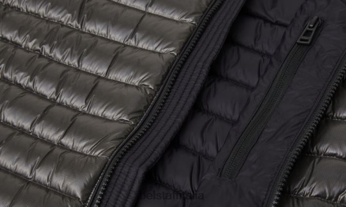 vestiario Belstaff giacca della cellula piumino ultraleggero nero uomini H2DD6J44