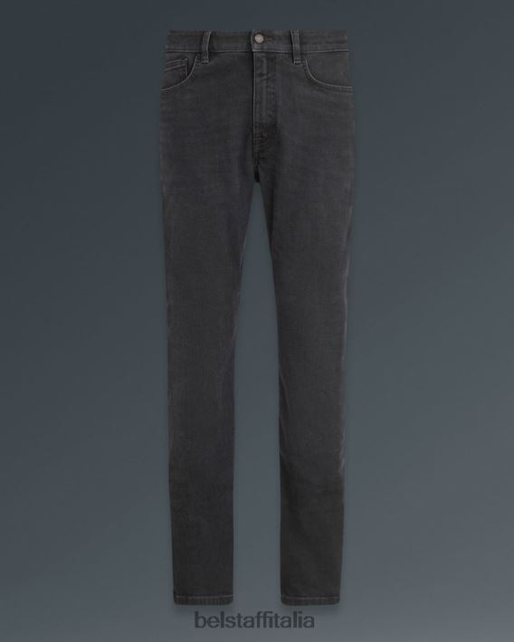 vestiario Belstaff denim di pioppo armalith lavata di nero uomini H2DD6J448