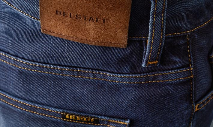 vestiario Belstaff jeans da moto in pioppo denim elasticizzato armalith lavato indaco uomini H2DD6J451