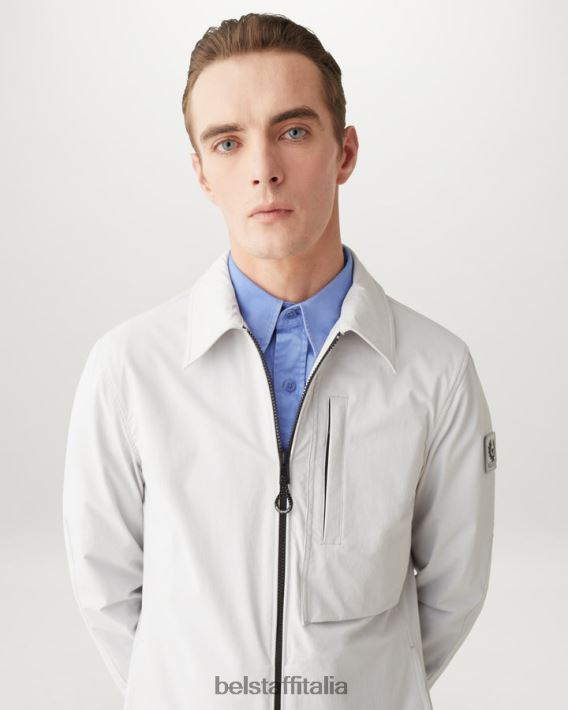 vestiario Belstaff maglia del campo twill di cotone color malva uomini H2DD6J134