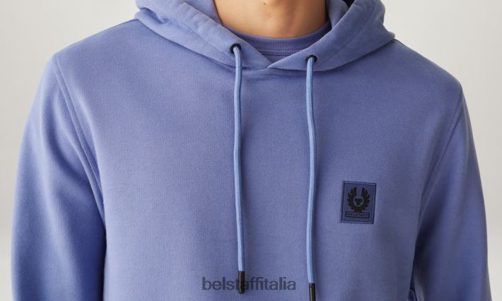 vestiario Belstaff felpa cotone felpato color malva uomini H2DD6J242