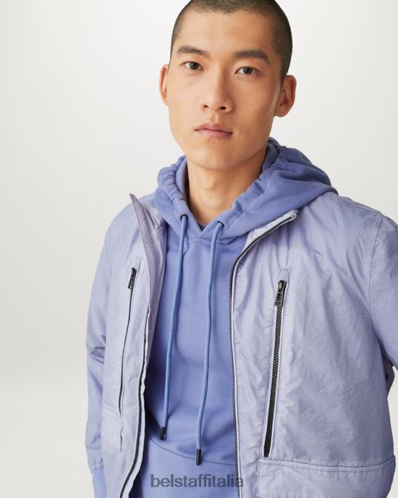 vestiario Belstaff felpa cotone felpato color malva uomini H2DD6J242