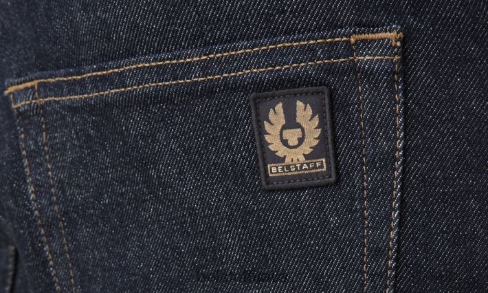 vestiario Belstaff jeans slim longton denim elasticizzato risciacquato indaco uomini H2DD6J317