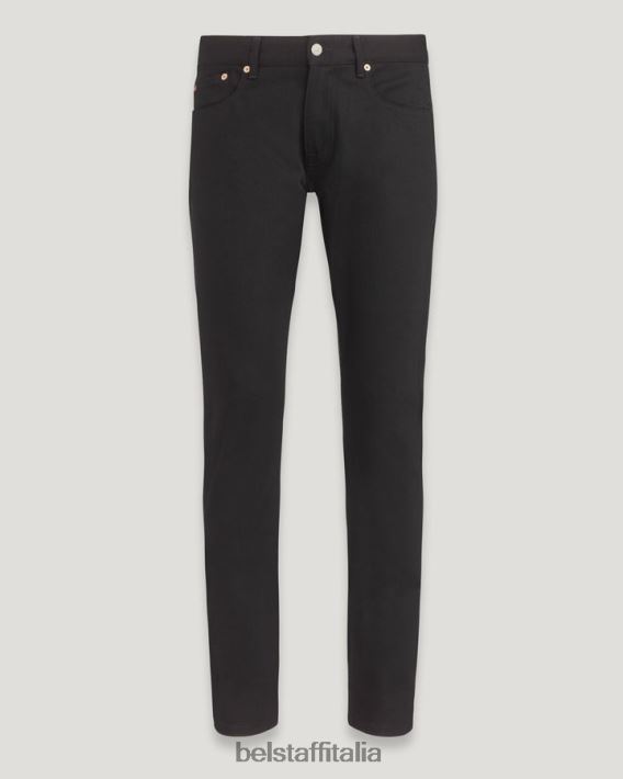 vestiario Belstaff jeans slim longton denim grezzo nero uomini H2DD6J313