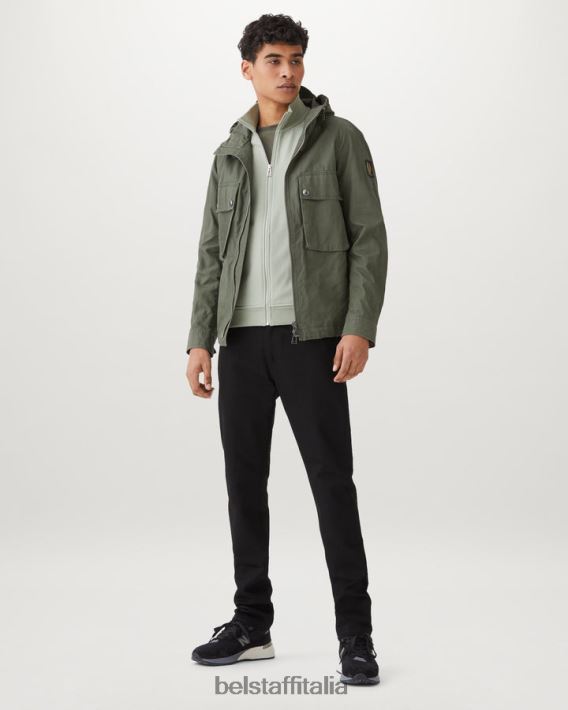 vestiario Belstaff jeans slim longton denim grezzo nero uomini H2DD6J313