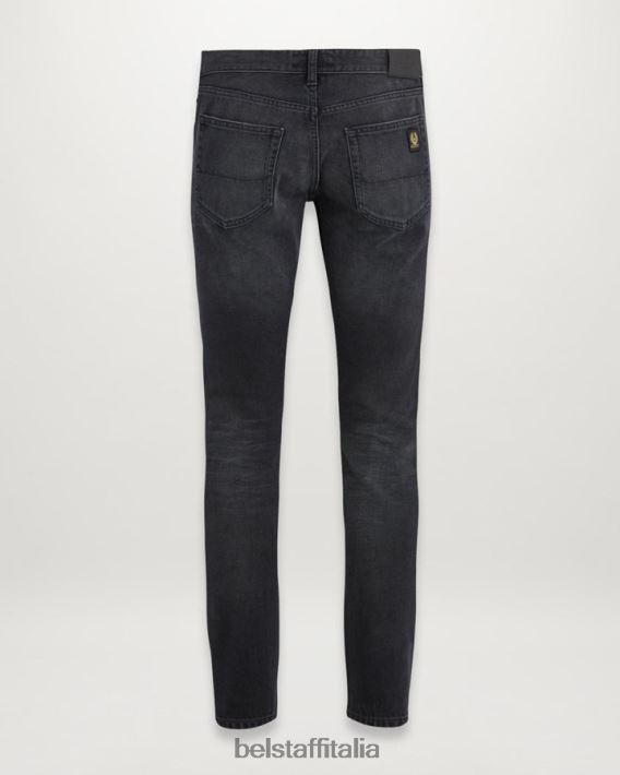 vestiario Belstaff jeans slim longton denim lavato nero lavato uomini H2DD6J310