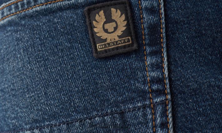 vestiario Belstaff jeans slim longton denim vintage stonewashed indaco lavato uomini H2DD6J306