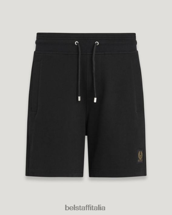 vestiario Belstaff pantaloncini della tuta felpa di cotone nera uomini H2DD6J314