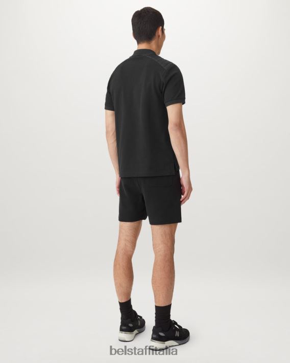 vestiario Belstaff pantaloncini della tuta felpa di cotone nera uomini H2DD6J314