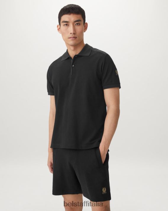 vestiario Belstaff pantaloncini della tuta felpa di cotone nera uomini H2DD6J314