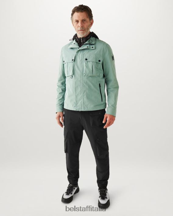 vestiario Belstaff pantaloni cargo techmaster nylon elasticizzato nero uomini H2DD6J301