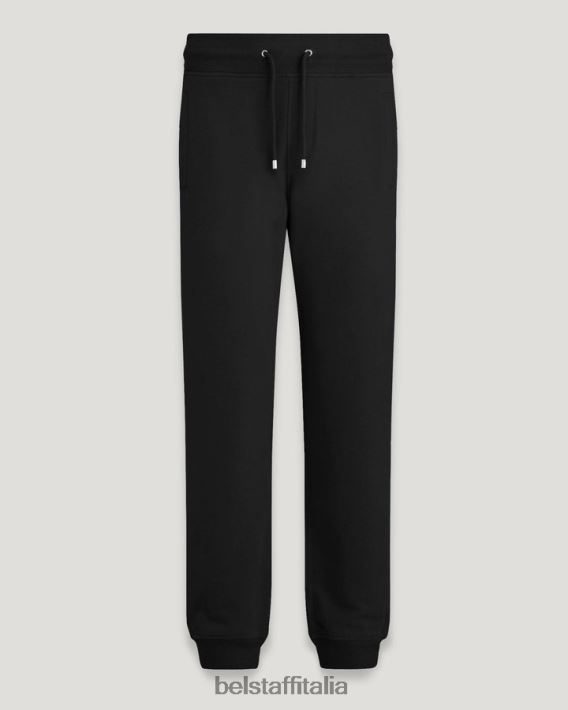 vestiario Belstaff pantaloni della tuta felpa di cotone nera uomini H2DD6J319
