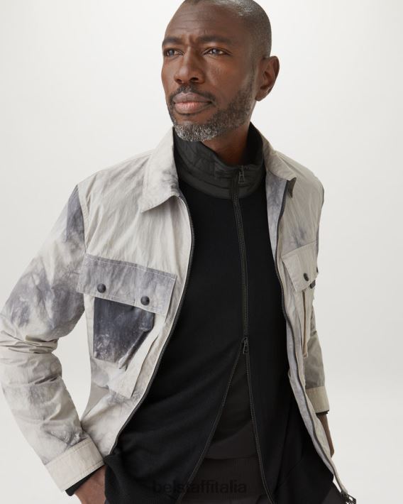 vestiario Belstaff Cardigan con cerniera Kelby lana merino nera uomini H2DD6J292