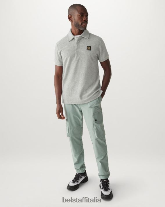 vestiario Belstaff legare il polo spugna vecchia erica argentata uomini H2DD6J162