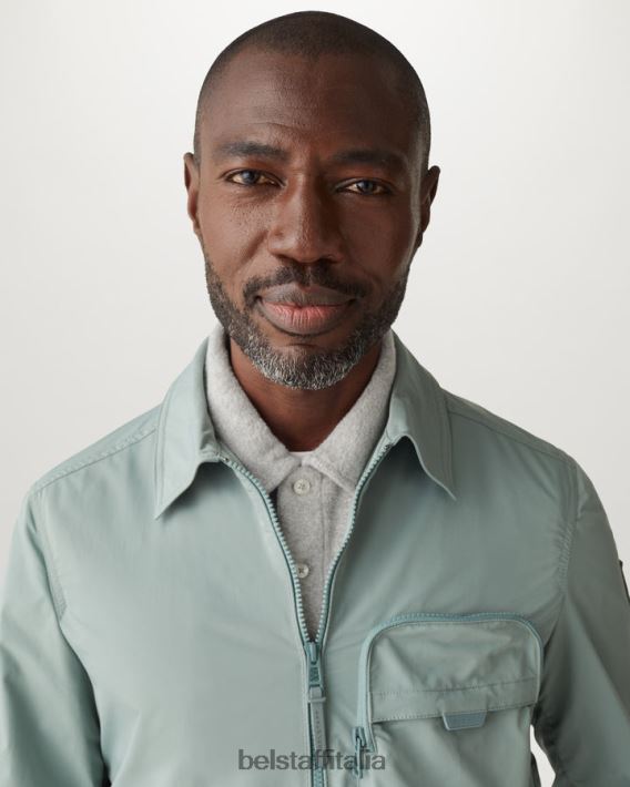 vestiario Belstaff legare il polo spugna vecchia erica argentata uomini H2DD6J162