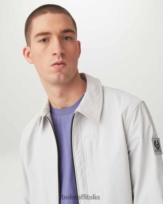 vestiario Belstaff maglietta a maniche lunghe jersey di cotone malva uomini H2DD6J167