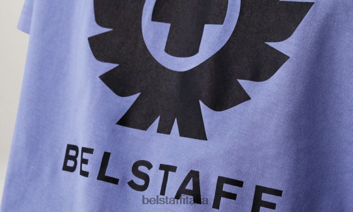 vestiario Belstaff maglietta della fenice jersey di cotone malva uomini H2DD6J149