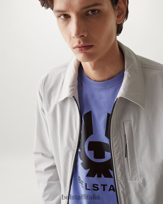 vestiario Belstaff maglietta della fenice jersey di cotone malva uomini H2DD6J149