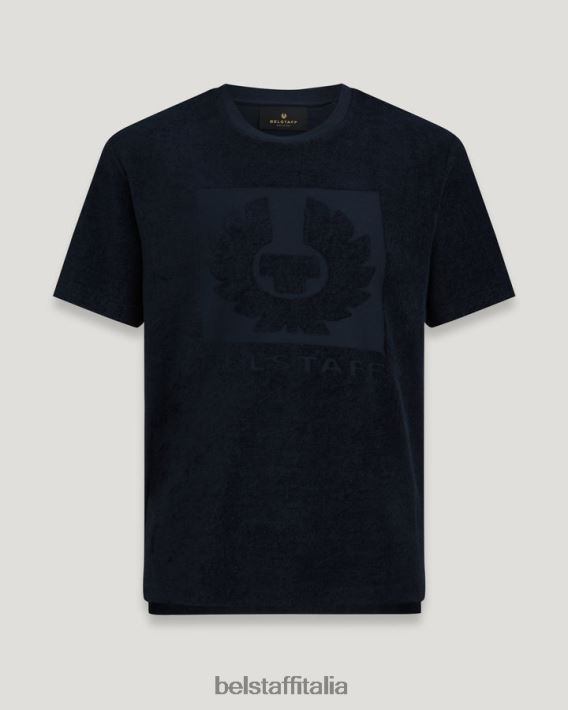vestiario Belstaff maglietta della torretta spugna inchiostro scuro uomini H2DD6J151