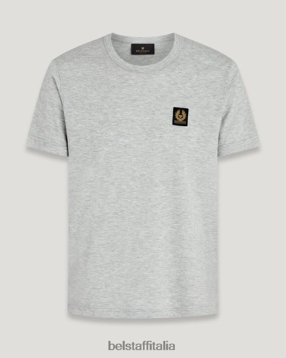 vestiario Belstaff maglietta jersey di cotone argento antico erica uomini H2DD6J201