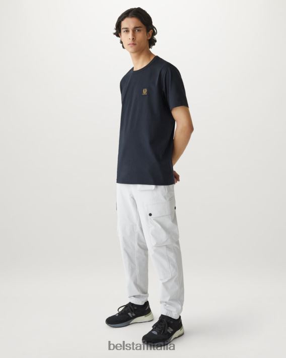 vestiario Belstaff maglietta jersey di cotone inchiostro scuro uomini H2DD6J203