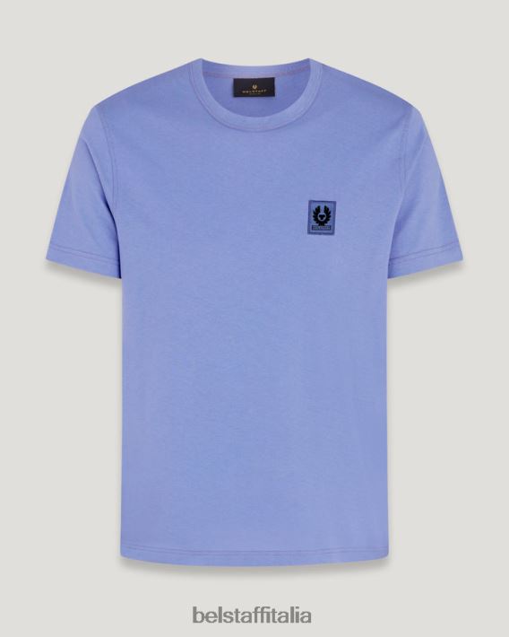 vestiario Belstaff maglietta jersey di cotone malva uomini H2DD6J173